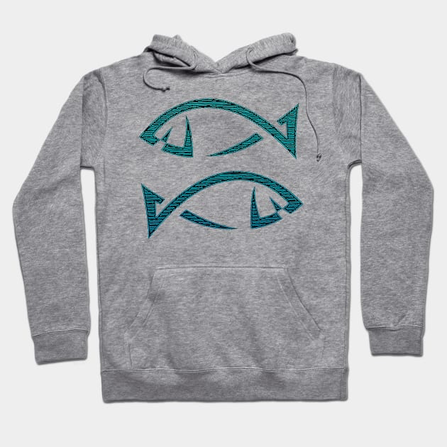 Pisces Fish Hoodie by Zodiac Syndicate